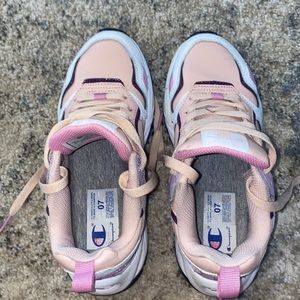 Pink Champion Tennis shoes!